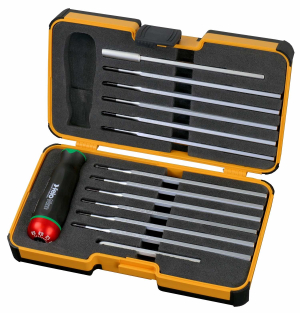 Set Felo Nm-Box sa moment šrafciger 0,6-1,5 Nm i nastavci SL/PH/PZ/TX/TX+ 10099116 12 kom