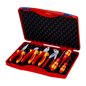 KNIPEX Komplet od 7 alata za elektromontažu u koferu 'RED'