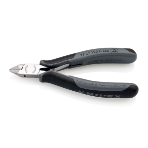 KNIPEX Kose sečice za elektroniku s umetnutom oštricom od tvrdog metala ESD 120mm - 77 32 120 H ESD