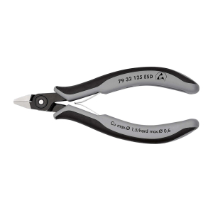 KNIPEX Precizne kose sečice za elektroniku ESD 125mm - 79 32 125 ESD