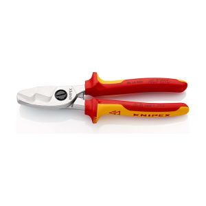 KNIPEX Makaze za kablove sa dvostrukom oštricom izolovane VDE 1000V 200mm blister pakovanje - 95 16 200 SB