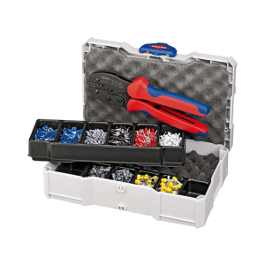 KNIPEX Komplet za krimpovanje krimp klešta PreciForce® sa izolovanim hilznama - 97 90 23